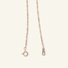Thumbnail Image 2 of 10K Solid Rose Gold Singapore Chain - 20"