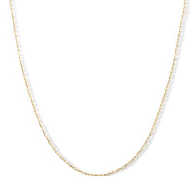 10K Hollow Gold Light Cable Chain - 16"
