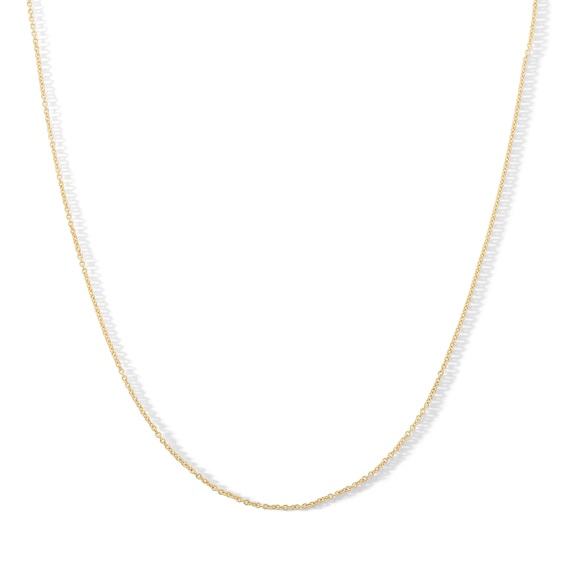 10K Hollow Gold Light Cable Chain - 16"