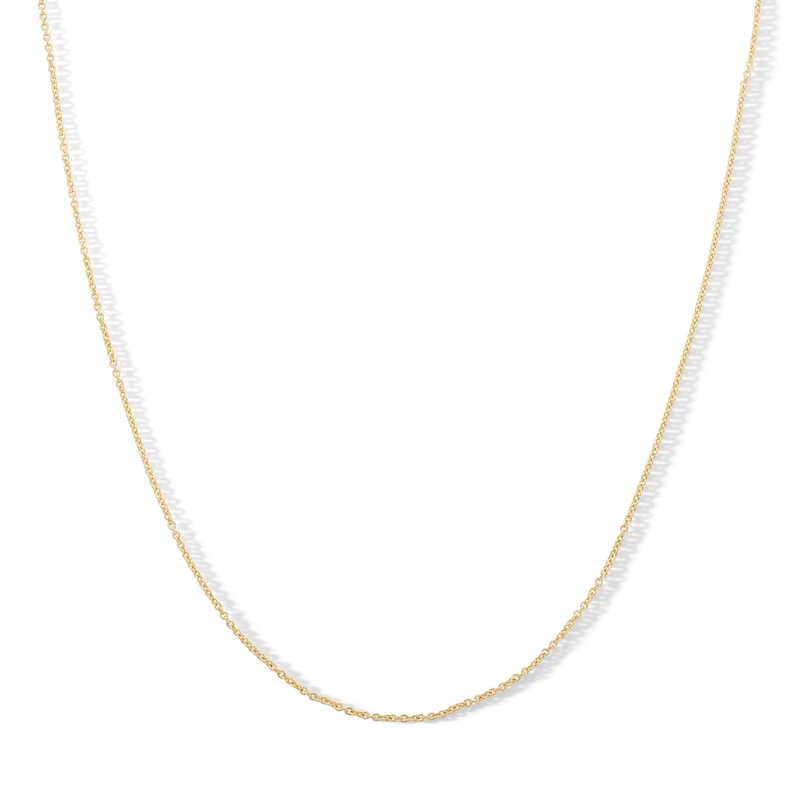 10K Hollow Gold Light Cable Chain - 16"