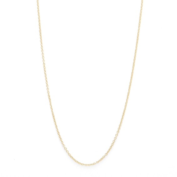10K Hollow Gold Light Cable Chain - 18"