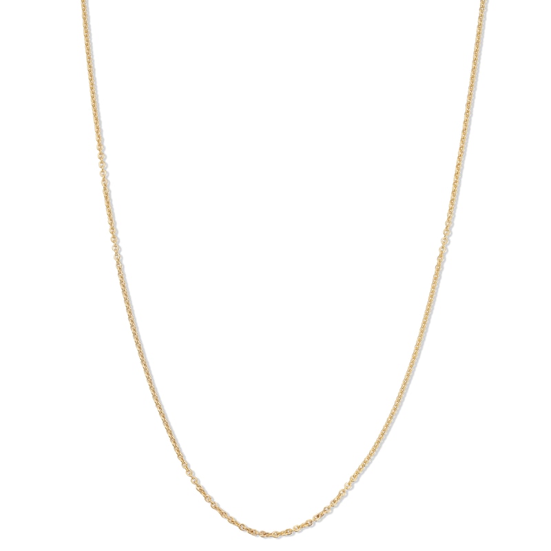 10K Hollow Gold Light Cable Chain - 18"