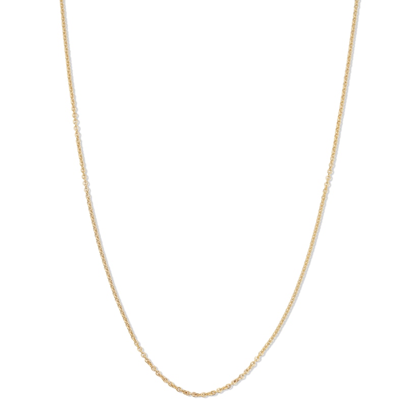 10K Hollow Gold Light Cable Chain - 18"