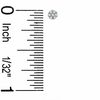 Diamond Accent Seven Stone Illusion Earrings in 10K White Gold