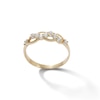 Thumbnail Image 0 of Wave Cubic Zirconia Ring in 10K Gold