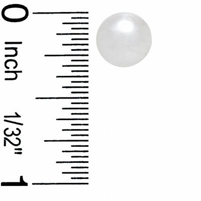 Sterling Silver Freshwater Cultured Pearl Studs
