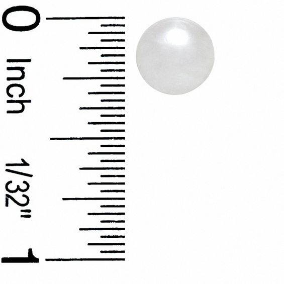 Sterling Silver Freshwater Cultured Pearl Studs