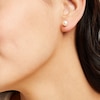 Thumbnail Image 2 of 6mm Freshwater Cultured Pearl Stud Earrings in Sterling Silver