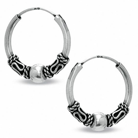 TOUS Silver vermeil Gregal hoop earrings with topazes | Westland Mall