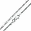 Thumbnail Image 0 of Child's Sterling Silver 050 Gauge Figaro Chain Necklace - 13"