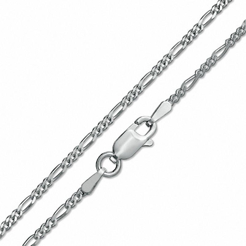 Child's Sterling Silver 050 Gauge Figaro Chain Necklace - 13"