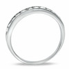 Thumbnail Image 2 of Cubic Zirconia Pavé Wedding Band in Sterling Silver