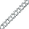 Thumbnail Image 1 of Made in Italy 080 Gauge Charm Link Bracelet in Sterling Silver - 7.25"