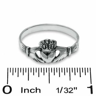 Claddagh Ring in Sterling Silver - Size 8