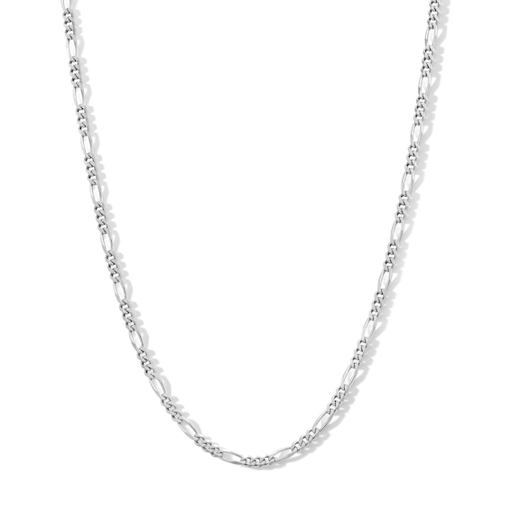 Made in Italy Child's 080 Gauge Figaro Chain Necklace in Solid Sterling Silver - 15"