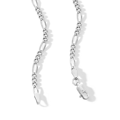 Made in Italy Child's 080 Gauge Figaro Chain Necklace in Solid Sterling Silver - 15"