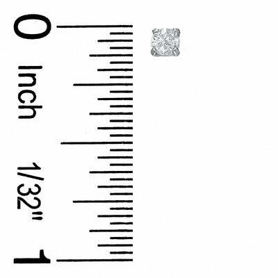 Child's 3mm Cubic Zirconia Stud Earrings Set in Sterling Silver