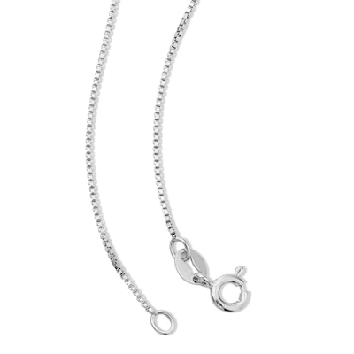 Made in Italy Child's 090 Gauge Box Chain Necklace in Solid Sterling Silver - 15"