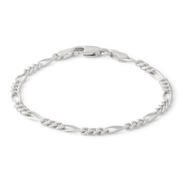 Made in Italy Child's 080 Gauge Figaro Bracelet in Sterling Silver - 5.5&quot;