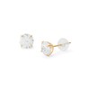 Thumbnail Image 0 of 10K Solid Gold CZ Solitaire Studs