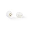 Thumbnail Image 5 of 10K Solid Gold 6mm CZ Solitaire Studs