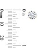 Thumbnail Image 6 of 10K Solid Gold 6mm CZ Solitaire Studs