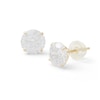 Thumbnail Image 1 of 7mm Cubic Zirconia Stud Earrings in 10K Gold