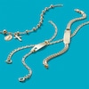 Thumbnail Image 1 of Child's 10K Gold Rosary Bracelet with Dangling Charms - 5.5"