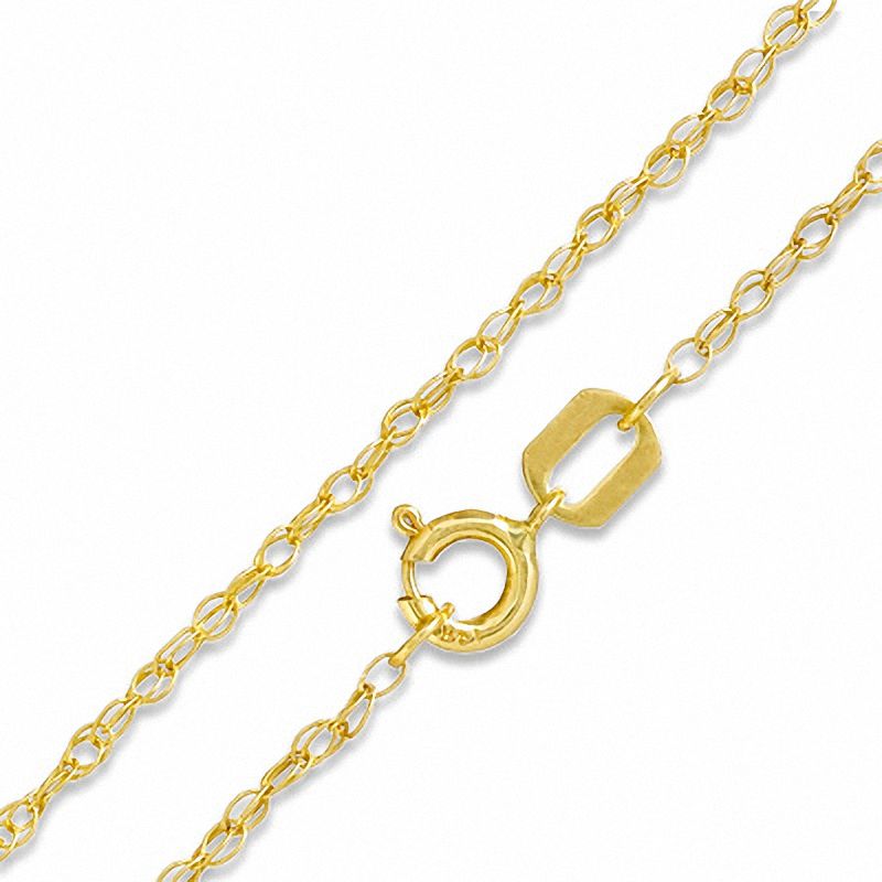 Main Image 1 of 14K Gold 1.2mm Fashion Link Chain Necklace - 18&quot;