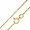 Thumbnail Image 0 of 10K Gold 020 Gauge Wheat Chain Necklace - 17"
