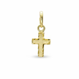 Cross Charm in 10K Gold