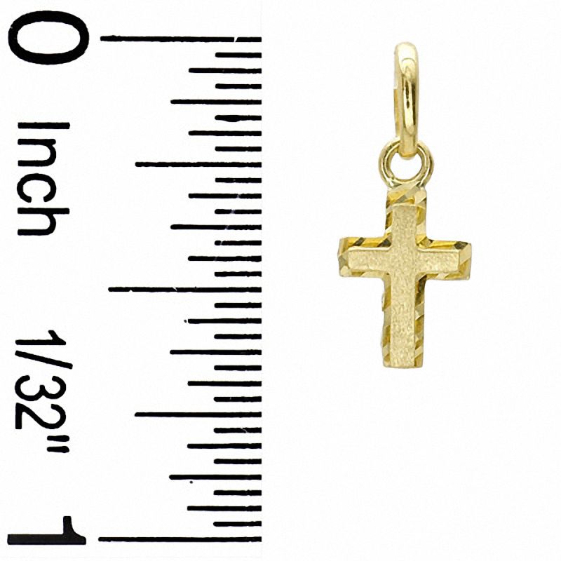 Main Image 2 of Cross Charm in 10K Gold