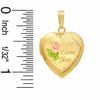 Thumbnail Image 2 of "I Love You" Heart Locket Charm in 14K Tri-Tone Gold Fill