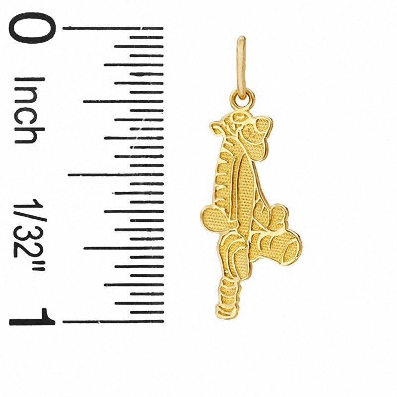 Main Image 2 of Child's Bouncing Tigger Charm in 10K Gold