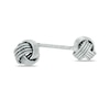 Love Knot Stud Earrings in Sterling Silver