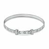 Thumbnail Image 1 of Child's Heart, Moon and Star Bangle in Sterling Silver