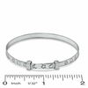 Thumbnail Image 2 of Child's Heart, Moon and Star Bangle in Sterling Silver