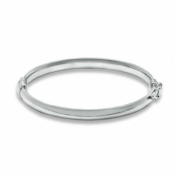 Child's Sterling Silver Tube Bangle