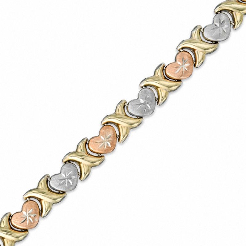 10k gold heart ring with diamond chips | Gold heart ring, Gold, Gold  bracelet