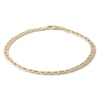 Made in Italy 100 Gauge Mariner Chain  Bracelet in 10K Hollow Gold - 8"