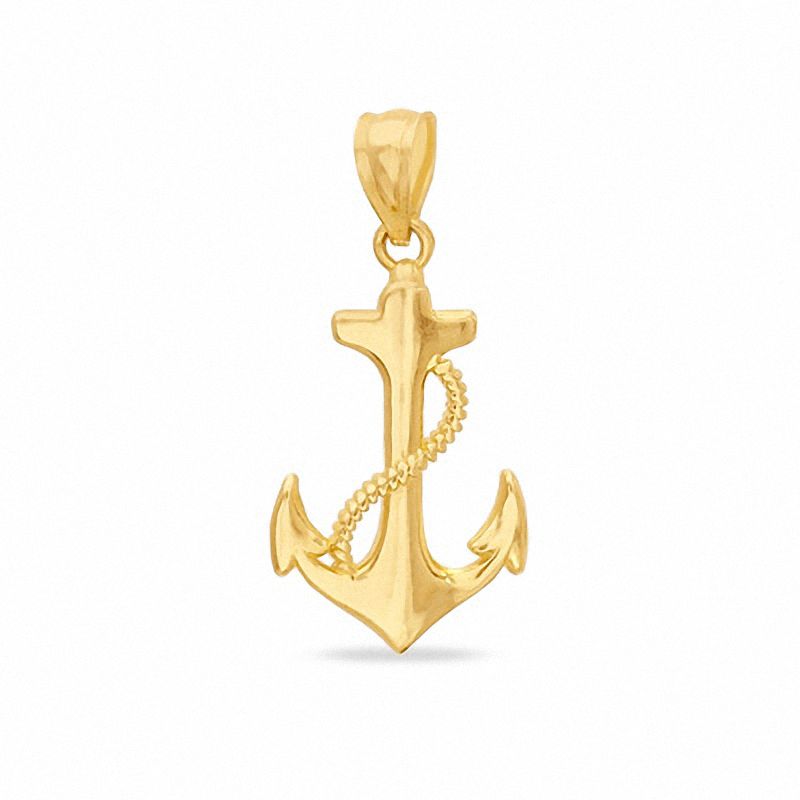 Main Image 1 of Anchor Charm in 10K Gold