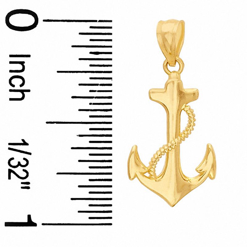 Anchor Charm in 10K Gold