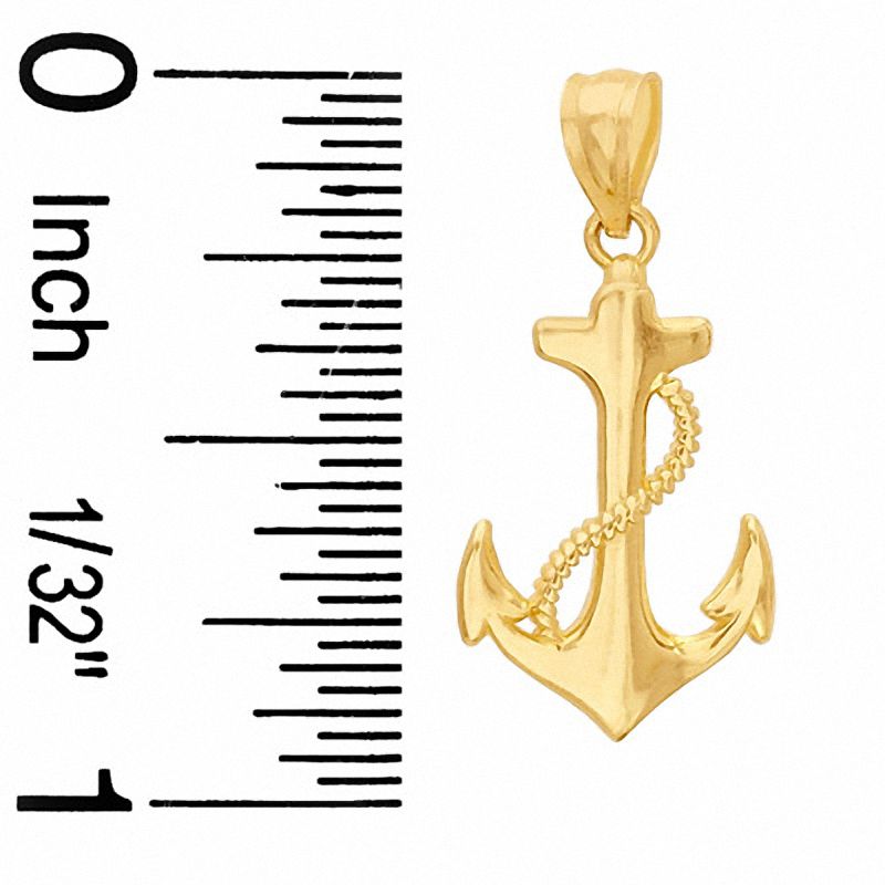Main Image 2 of Anchor Charm in 10K Gold