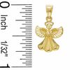 Thumbnail Image 1 of Angel with Filigree Wings Charm in 10K Gold