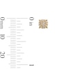 Thumbnail Image 2 of 1/10 CT. T.W. Diamond Composite Earrings in 10K Gold