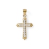 Thumbnail Image 1 of Cubic Zirconia Cross Charm in 10K Gold
