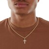 Thumbnail Image 4 of Cubic Zirconia Cross Charm in 10K Gold