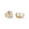 1/8 CT. T.W. Diamond Micro Heart Square Stud Earrings in 10K Gold