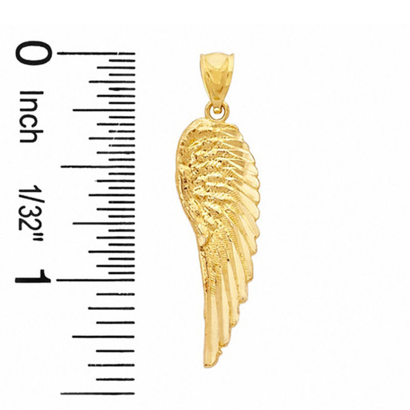 Gold Angel Wings Charm 1 piece