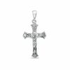 Thumbnail Image 0 of Flat Crucifix Charm in Sterling Silver